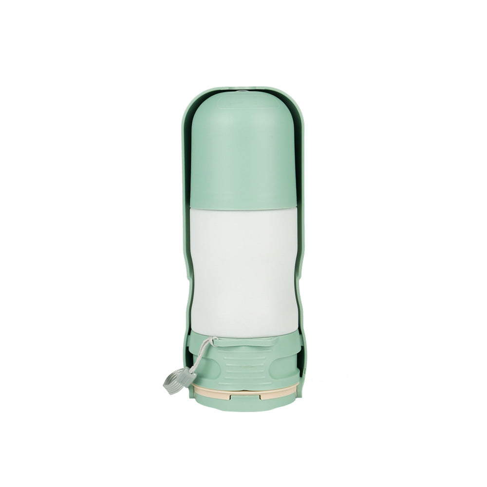 Foldable dog drinking bottle for everyday walks