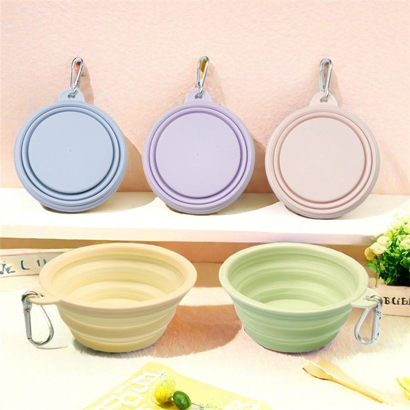 DogBebe collapsible dog travel bowl for food and water