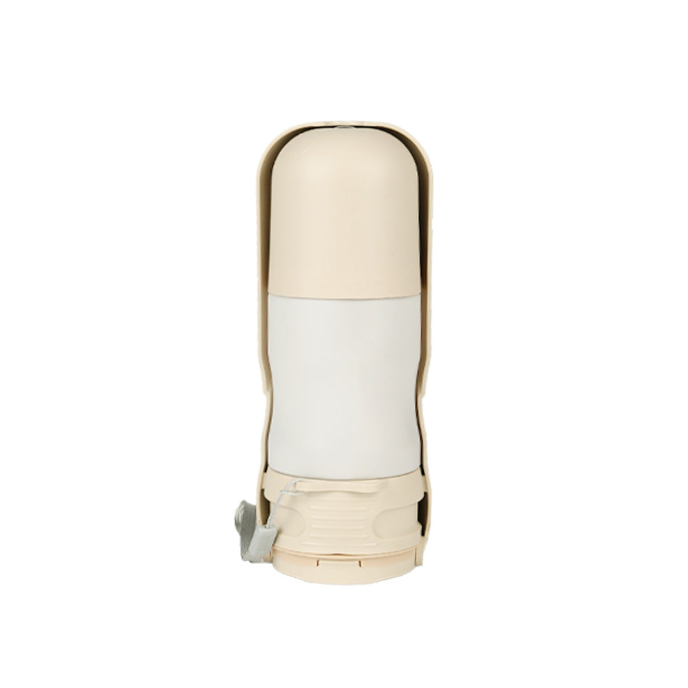 Dog travel water dispenser size and feature details