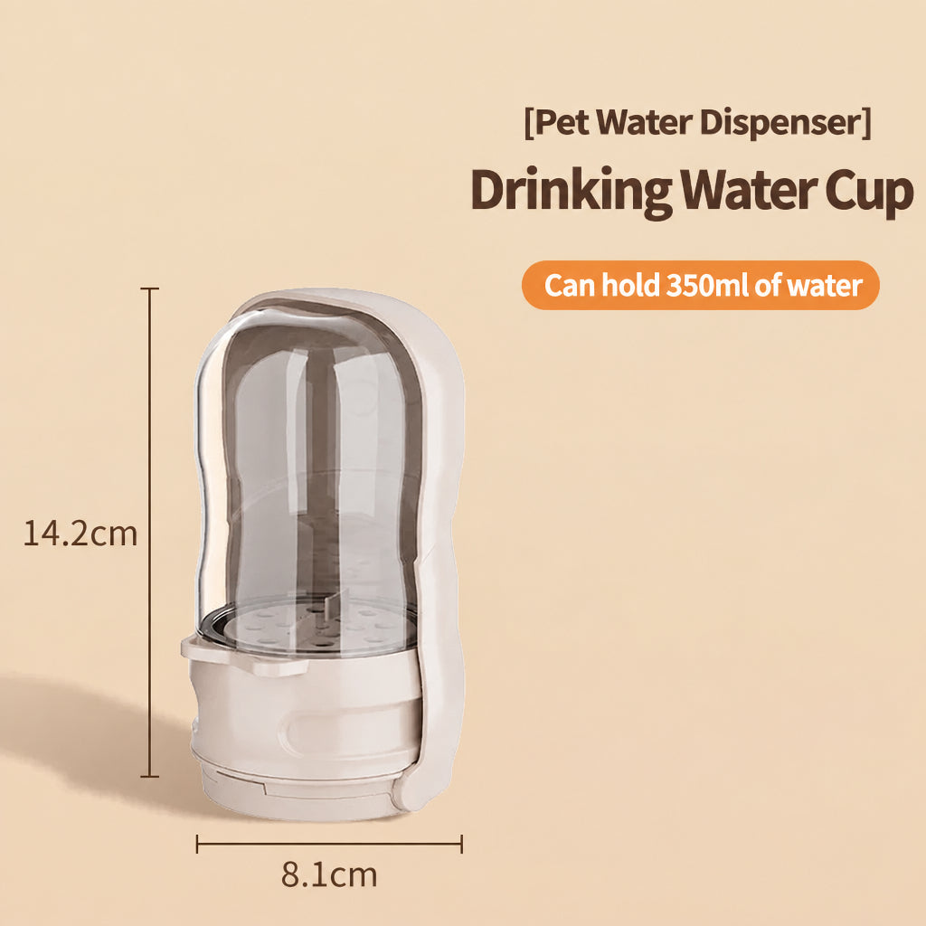 Dog water bottle for hiking camping and outdoor use